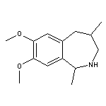 7,8-dimethoxy-1,4-dimethyl-2,3,4,5-tetrahydro-1H-2-benzazepine