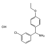 (3-chlorophenyl)(4-ethoxyphenyl)methanamine hydrochloride