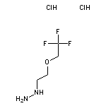 [2-(2,2,2-trifluoroethoxy)ethyl]hydrazine dihydrochloride