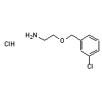 2-[(3-chlorophenyl)methoxy]ethan-1-amine hydrochloride