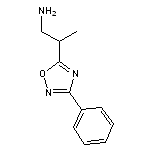 2-(3-phenyl-1,2,4-oxadiazol-5-yl)propan-1-amine