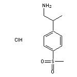 2-(4-methanesulfonylphenyl)propan-1-amine hydrochloride