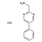 (5-phenylpyrimidin-2-yl)methanamine hydrochloride