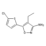 5-(5-chlorothiophen-2-yl)-4-ethyl-1,2-oxazol-3-amine