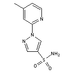 1-(4-methylpyridin-2-yl)-1H-pyrazole-4-sulfonamide