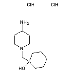 1-[(4-aminopiperidin-1-yl)methyl]cyclohexan-1-ol dihydrochloride