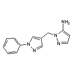 1-[(1-phenyl-1H-pyrazol-4-yl)methyl]-1H-pyrazol-5-amine