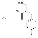 3-amino-2-(4-fluorophenoxy)propanoic acid hydrochloride