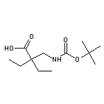 2-({[(tert-butoxy)carbonyl]amino}methyl)-2-ethylbutanoic acid