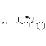 2-amino-N-cyclohexyl-N,4-dimethylpentanamide hydrochloride