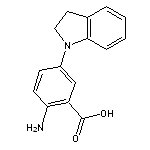 2-amino-5-(2,3-dihydro-1H-indol-1-yl)benzoic acid