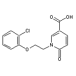 1-[2-(2-chlorophenoxy)ethyl]-6-oxo-1,6-dihydropyridine-3-carboxylic acid