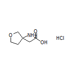 2-(3-Amino-3-tetrahydrofuryl)acetic Acid Hydrochloride