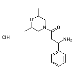 3-amino-1-(2,6-dimethylmorpholin-4-yl)-3-phenylpropan-1-one hydrochloride