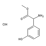 methyl 2-amino-2-(3-hydroxyphenyl)acetate hydrochloride