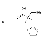 3-amino-2-(furan-2-ylmethyl)-2-methylpropanoic acid hydrochloride