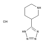 3-(1H-1,2,3,4-tetrazol-5-yl)piperidine hydrochloride