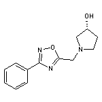 (3R)-1-[(3-phenyl-1,2,4-oxadiazol-5-yl)methyl]pyrrolidin-3-ol