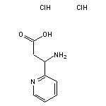 3-amino-3-(pyridin-2-yl)propanoic acid dihydrochloride