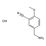 5-(aminomethyl)-2-methoxybenzonitrile hydrochloride