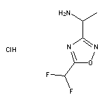 1-[5-(difluoromethyl)-1,2,4-oxadiazol-3-yl]ethan-1-amine hydrochloride