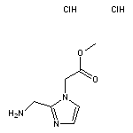 methyl 2-[2-(aminomethyl)-1H-imidazol-1-yl]acetate dihydrochloride