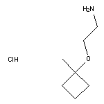 1-(2-aminoethoxy)-1-methylcyclobutane hydrochloride