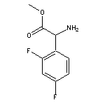 methyl 2-amino-2-(2,4-difluorophenyl)acetate