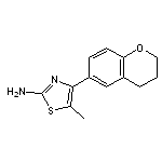 4-(3,4-dihydro-2H-1-benzopyran-6-yl)-5-methyl-1,3-thiazol-2-amine