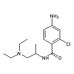 4-amino-2-chloro-N-[1-(diethylamino)propan-2-yl]benzamide