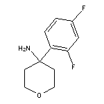 4-(2,4-difluorophenyl)oxan-4-amine