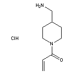 1-[4-(aminomethyl)piperidin-1-yl]prop-2-en-1-one hydrochloride