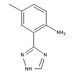 4-methyl-2-(1H-1,2,4-triazol-3-yl)aniline