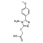 2-{[4-amino-5-(4-methoxyphenyl)-4H-1,2,4-triazol-3-yl]sulfanyl}acetic acid