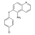 6-(4-chlorophenoxy)quinolin-5-amine