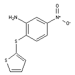 5-Nitro-2-(2-thienylthio)aniline