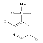 5-bromo-2-chloropyridine-3-sulfonamide