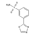 3-(1,3,4-oxadiazol-2-yl)benzene-1-sulfonamide