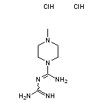 1-[amino(4-methylpiperazin-1-yl)methylidene]guanidine dihydrochloride