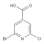 2-Bromo-6-chloroisonicotinic Acid