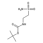 tert-butyl N-(2-sulfamoylethyl)carbamate