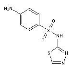 4-amino-N-(1,3,4-thiadiazol-2-yl)benzene-1-sulfonamide