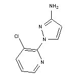 1-(3-chloropyridin-2-yl)-1H-pyrazol-3-amine