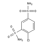 4-chlorobenzene-1,3-disulfonamide