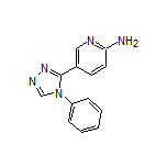 5-(4-Phenyl-4H-1,2,4-triazol-3-yl)pyridin-2-amine