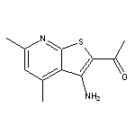 1-(3-amino-4,6-dimethylthieno[2,3-b]pyridin-2-yl)ethanone