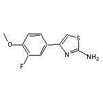 4-(3-fluoro-4-methoxyphenyl)-1,3-thiazol-2-amine