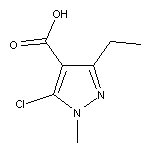 5-chloro-3-ethyl-1-methyl-1H-pyrazole-4-carboxylic acid