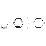 1-[4-(morpholin-4-ylsulfonyl)phenyl]methanamine