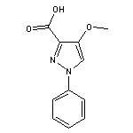 4-methoxy-1-phenyl-1H-pyrazole-3-carboxylic acid